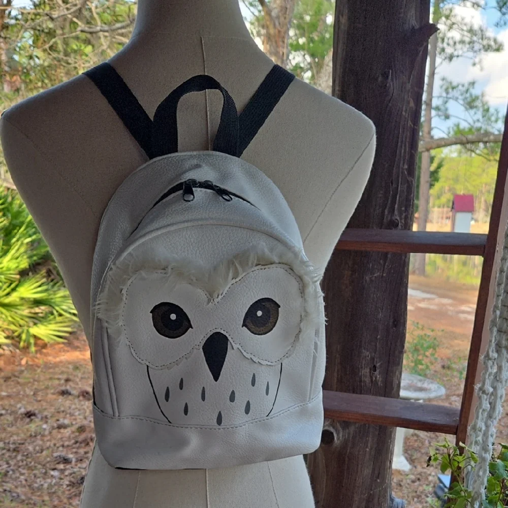 Harry Potter Hedwig Owl Monochrome Mini Backpack